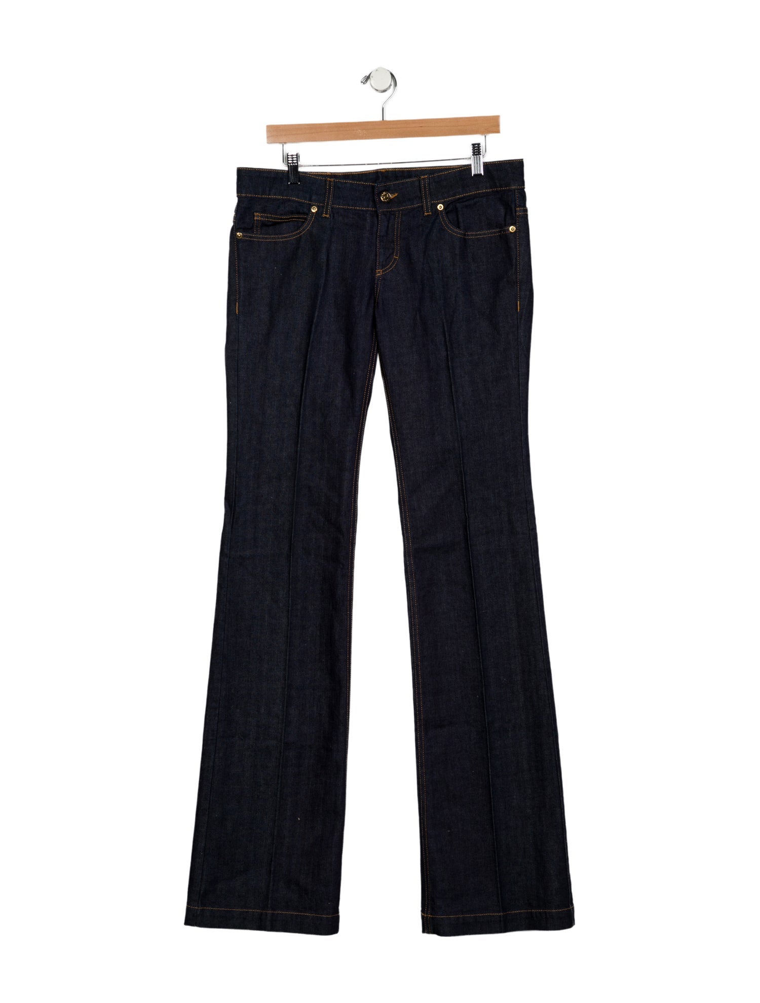 Gucci Mid-Rise Wide Leg Jeans