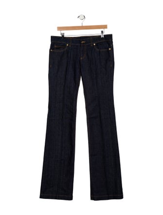 Gucci Mid-Rise Wide Leg Jeans