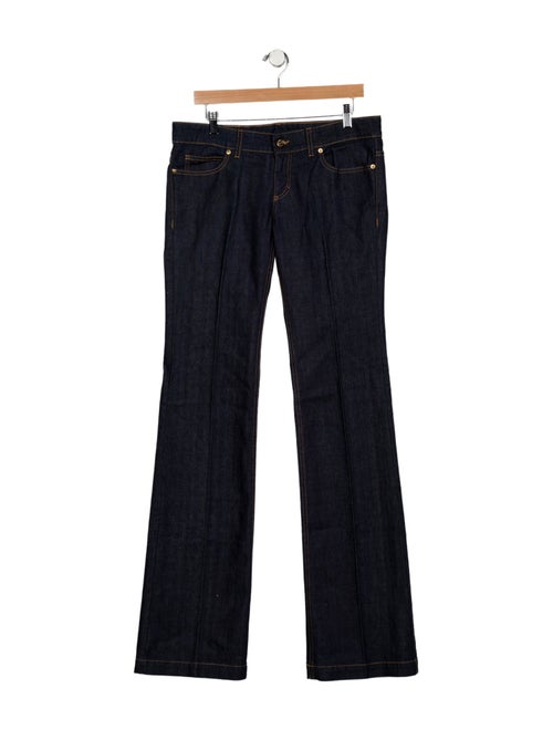 Gucci Mid-Rise Wide Leg Jeans