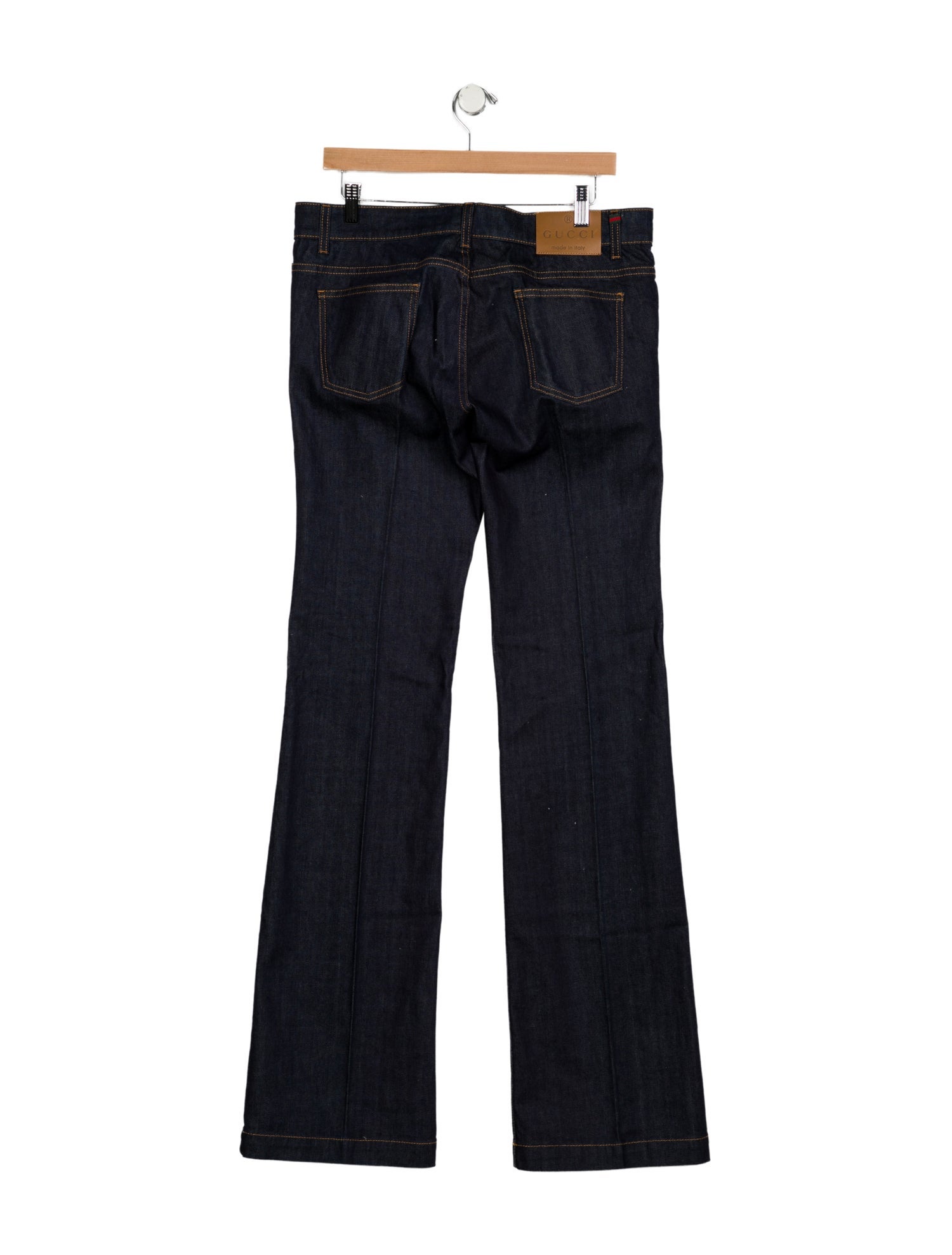 Gucci Mid-Rise Wide Leg Jeans