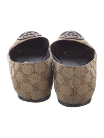 Gucci GG Canvas Canvas Ballet Flats