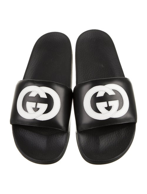 Gucci Satin Printed Loafers