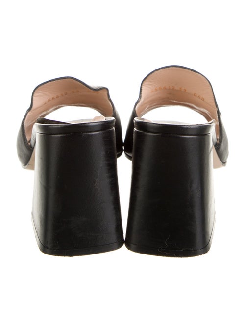 Gucci Horsebit Accent Leather Slides