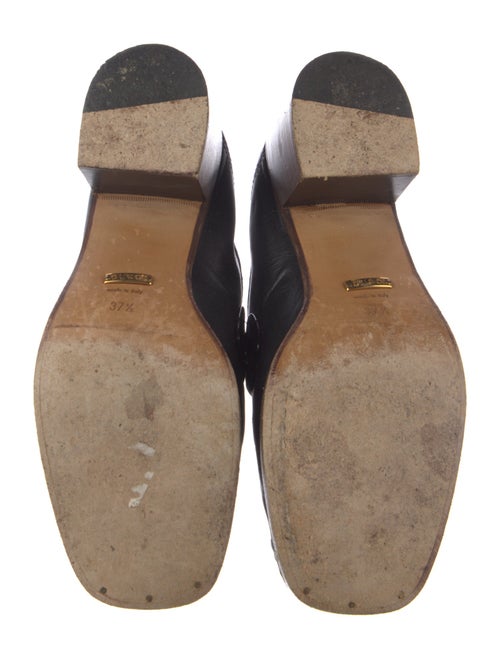 Gucci Horsebit Accent Leather Pumps