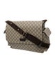 Gucci Monogram Print Diaper Bag