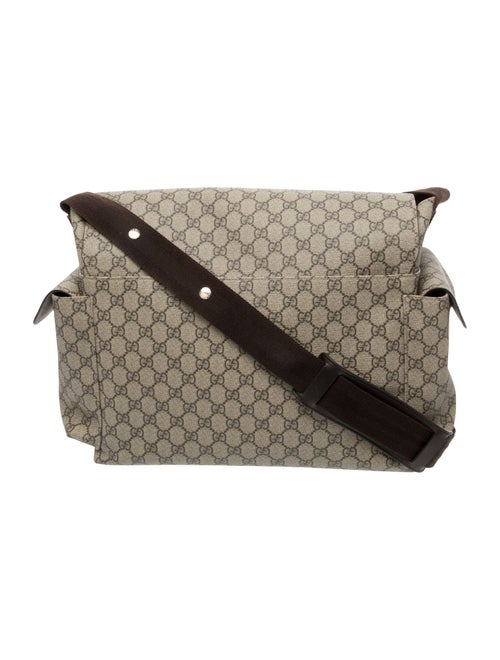 Gucci Monogram Print Diaper Bag