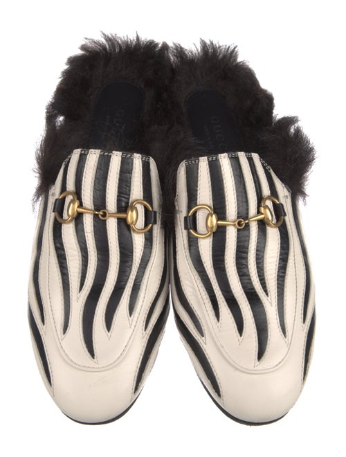 Gucci Horsebit Accent Leather Mules