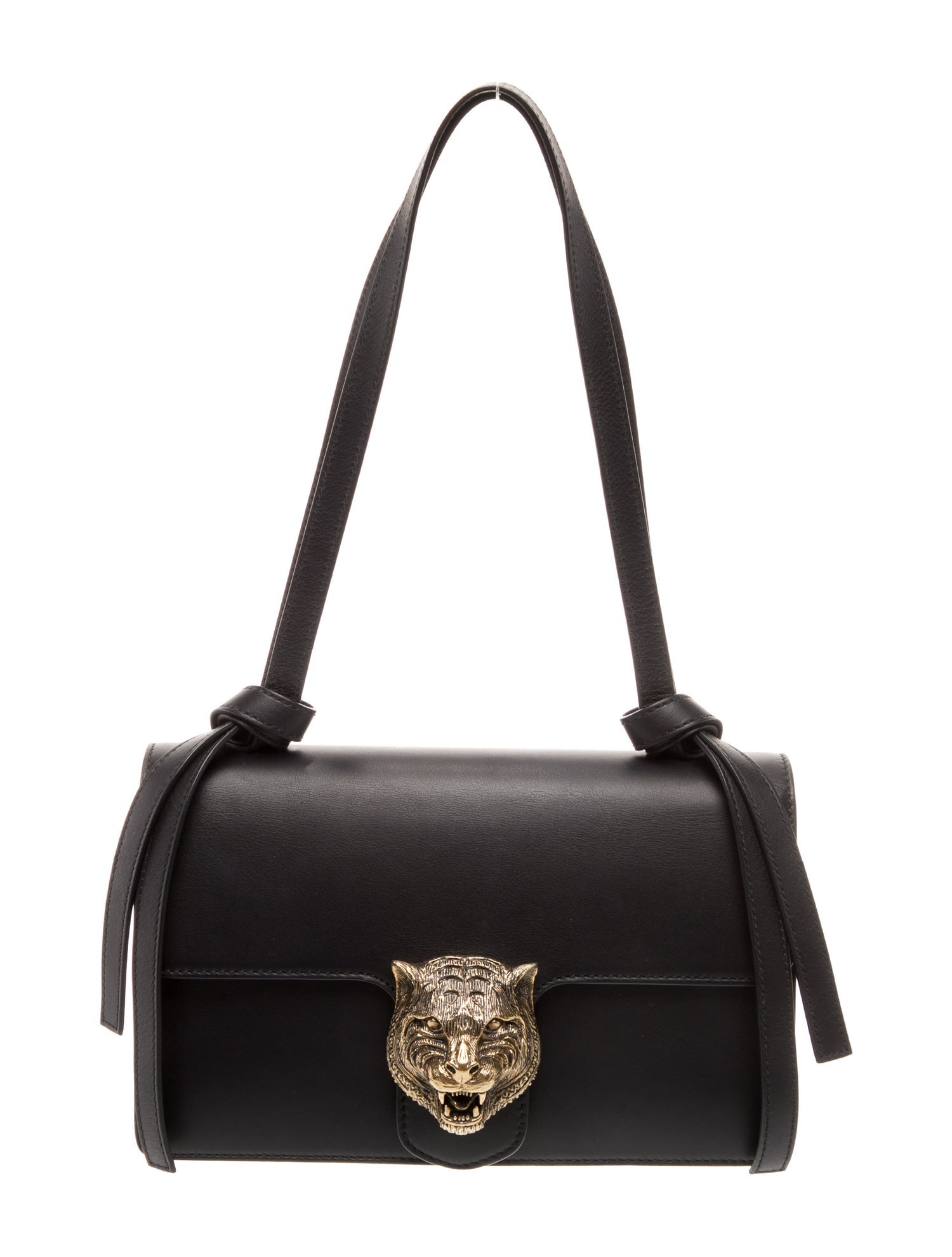 Gucci Small Tom Ford Dragon Horsebit Clutch - Black Clutches
