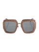 Gucci Oversize Tinted Sunglasses
