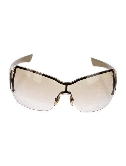 Gucci Interlocking G Logo Shield Sunglasses