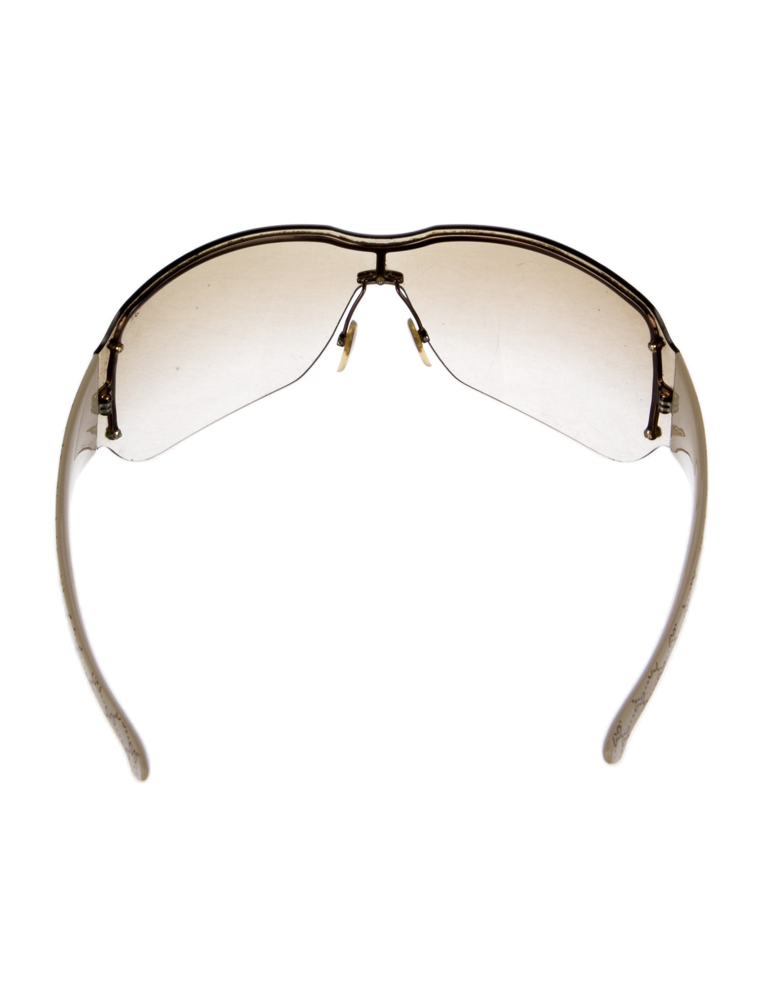 Gucci Interlocking G Logo Shield Sunglasses