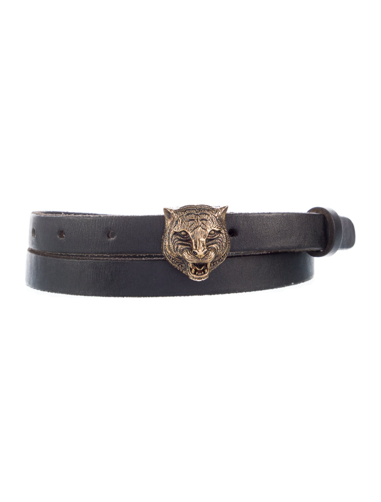 Gucci Skinny Leather Belt