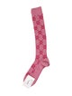 Gucci Pink Patterned Socks