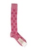 Gucci Pink Patterned Socks
