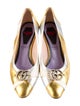Gucci Double G Logo Patent Leather Slingback Pumps