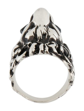 Gucci Crystal Lion Head Ring