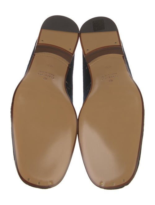 Gucci GG Embossed Velvet Dress Loafers
