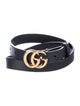 Gucci Double G Logo Skinny Belt