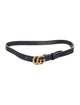 Gucci Double G Logo Skinny Belt