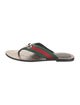 Gucci Canvas Colorblock Pattern Slides