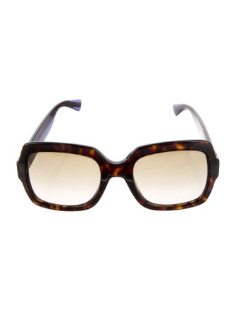 Gucci Square Gradient Sunglasses