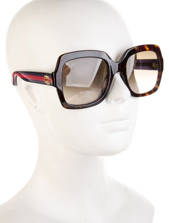 Gucci Square Gradient Sunglasses