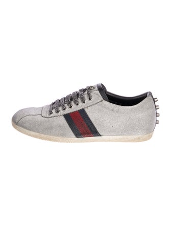 Gucci Web Accent Glitter Sneakers