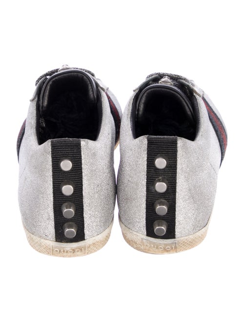 Gucci Web Accent Glitter Sneakers