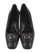 Gucci GG Logo Leather Flats