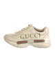 Gucci Web Accent Leather Sneakers