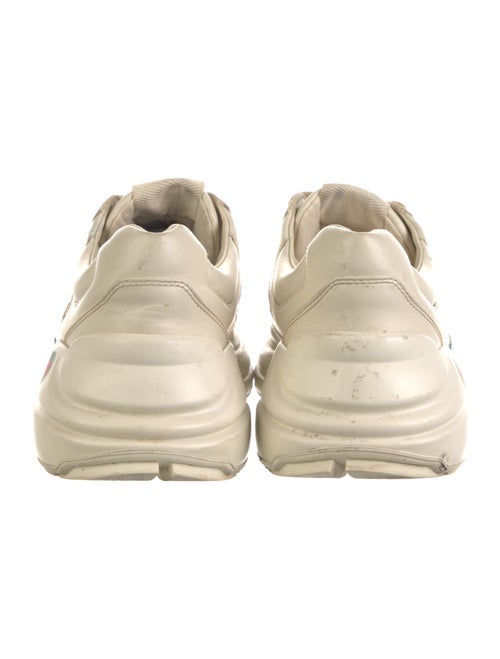 Gucci Web Accent Leather Sneakers