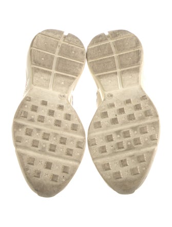 Gucci Web Accent Leather Sneakers