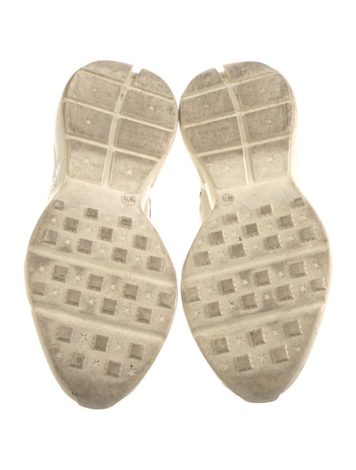 Gucci Web Accent Leather Sneakers