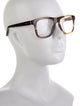Gucci Web Accent Square Eyeglasses