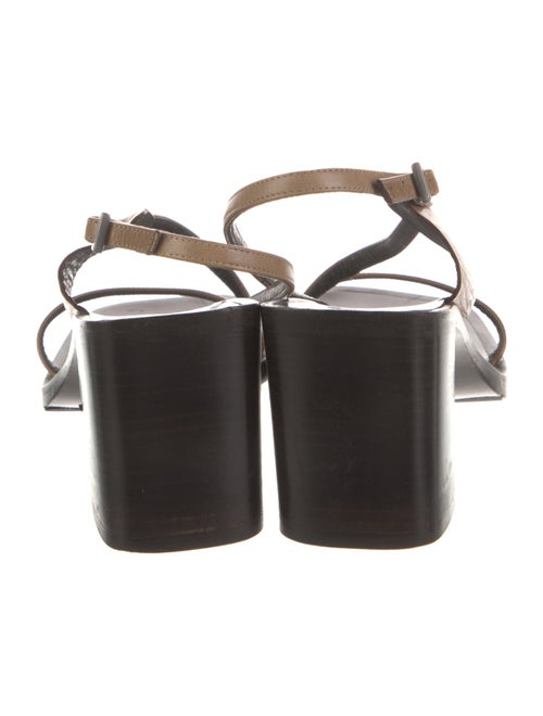 Gucci Leather Slingback Sandals