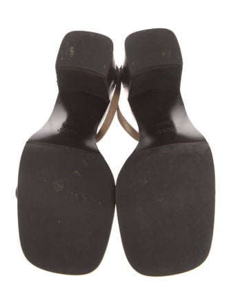 Gucci Leather Slingback Sandals