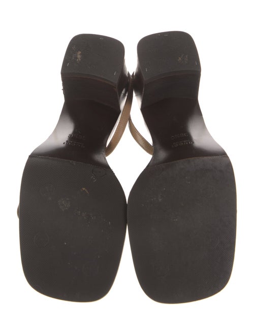 Gucci Leather Slingback Sandals