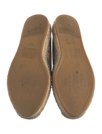 Gucci GG Supreme Glitter Accents Espadrilles