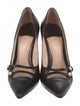 Gucci Interlocking G Logo Leather Pumps