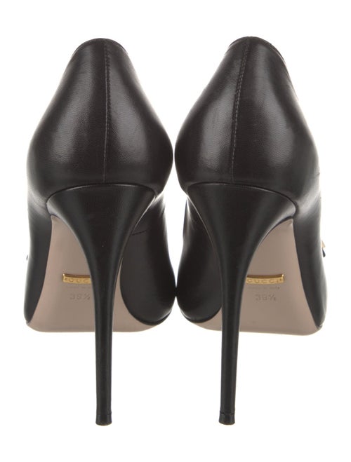 Gucci Interlocking G Logo Leather Pumps