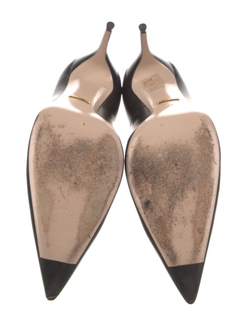 Gucci Interlocking G Logo Leather Pumps