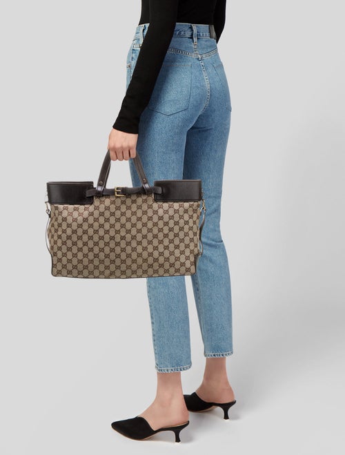 Gucci GG Canvas Briefcase
