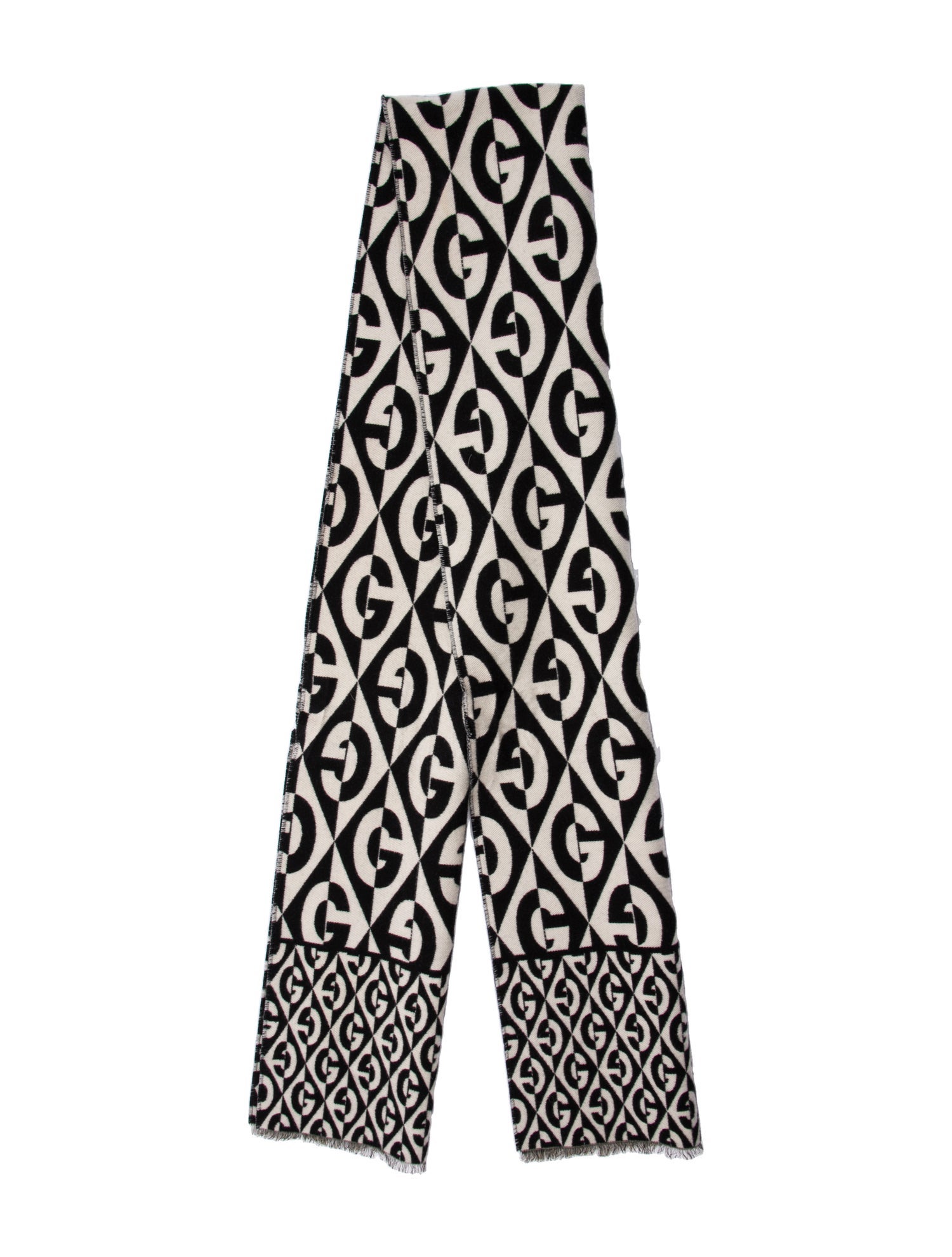 Gucci Wool Printed Scarf