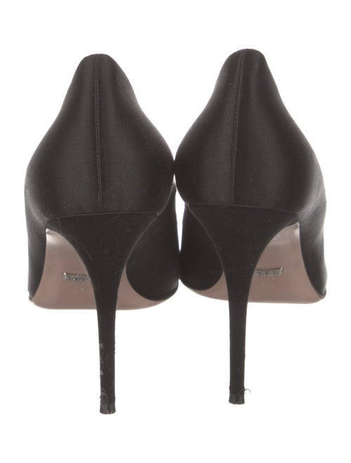 Gucci Satin Crystal Embellishments Pumps
