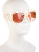 Gucci Shield Tinted Sunglasses