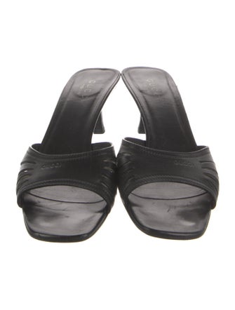 Gucci Leather Slides