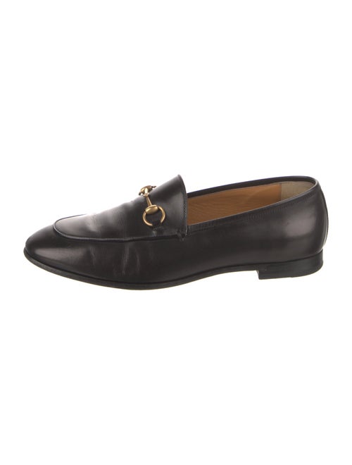 Gucci Horsebit Accent Leather Loafers