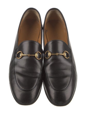 Gucci Horsebit Accent Leather Loafers