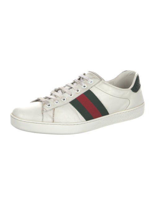 Gucci Leather Striped Sneakers