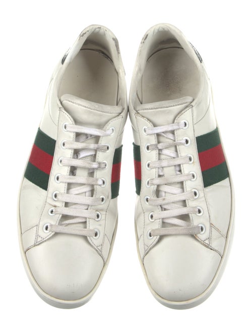 Gucci Leather Striped Sneakers